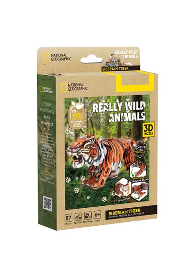 National Geographic - Sibirya Kaplanı 3d Puzzle Ds1179h