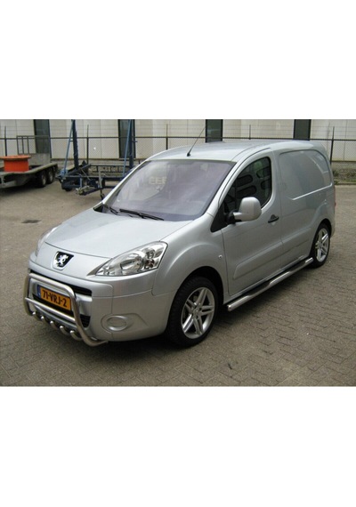Peugeot Partner 2 2008-2018 Ön Koruma Barı - Bull Bar - Ara Borulu - 60 - Bream A