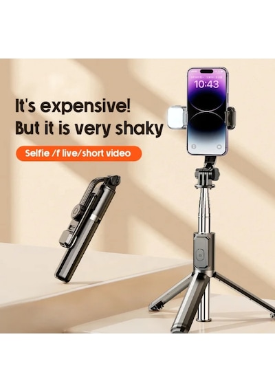 Profesyonel Telefon Sabitleyici Öz Çekim Telefon Sabitleyici Video Çekimi Sabit Pro