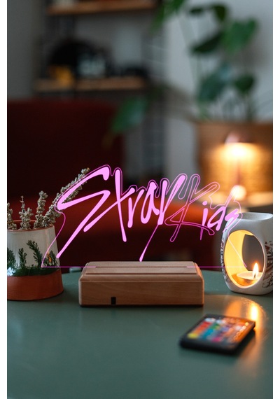 Straykids K-pop 16 Renk Kumandalı 3d Gece Lambası