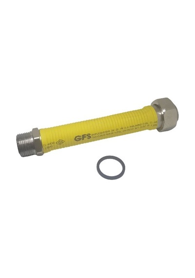 Yeni Paslanmaz Sayaç Flexi Ts13890 Makaronlu -11/4''-1'' - 23 Cm