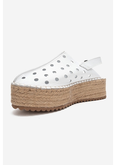 Luvishoes Fraga Beyaz Cilt Hakiki Deri Kadın Hasır Dolgu Taban Sandalet Beyaz Luvishoes Fraga Beyaz Cilt Hakiki Deri Kadın Hasır Dolgu Taban Sandalet Beyaz