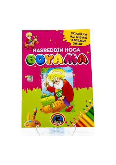 Nasreddin Hoca. Büyük Boy Rekli Boyama Kitabı