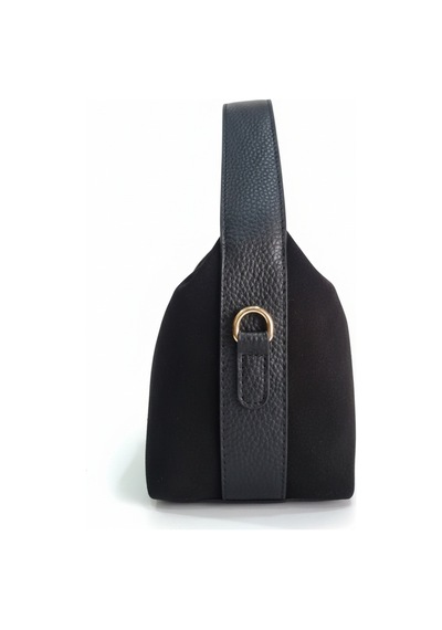 Voi Luxe Helen Siyah - Minimal Süet Çanta Çok Renkli