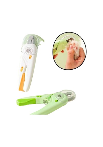 Led Işıklı Ve Törpülü Kedi Ve Köpekler İçin Tırnak Makası 14cm Karışık Renkli