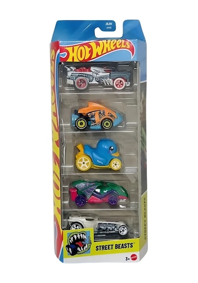 Hw 5 Lı Araba Setı Street Beasts Jbj90 Çok Renkli