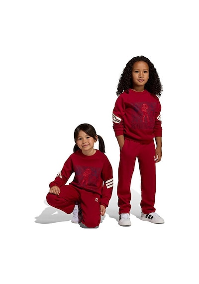 Adidas Lk Marvel Sm Jog Çocuk Günlük Eşofman Takımı Jz7666 Kırmızı