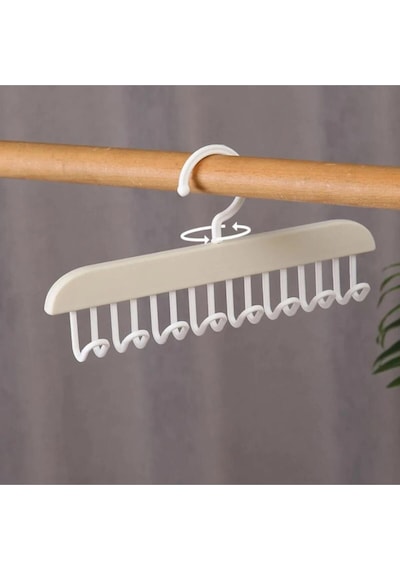 1 Adet 8 Kancalı Çok Amaçlı Yapışkanlı Askı İç Çamaşırı Askısı Banyo Askısı Takı Organizer Plastik Ç Diğer