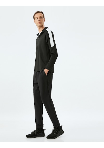 Koton Beli Bağcıklı Cep Detaylı Jogger Scuba Kumaş Spor Eşofman Altı Siyah 5wam40021nk Siyah Koton Beli Bağcıklı Cep Detaylı Jogger Scuba Kumaş Spor Eşofman Altı Siyah 5wam40021nk Siyah