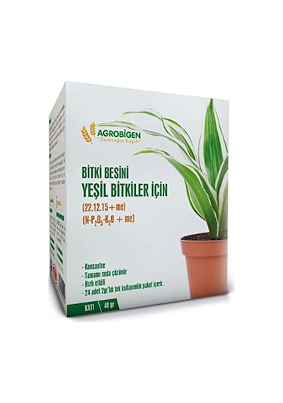 Yeşil Bitkiler İçin Bitki Besini Katı-2 Gr X 24 Adet Diğer