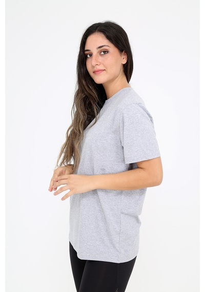 Rubadi Oversize Bol Ve Geniş Kesim Gri T-shirt. Basic Model Gri Rubadi Oversize Bol Ve Geniş Kesim Gri T-shirt. Basic Model Gri