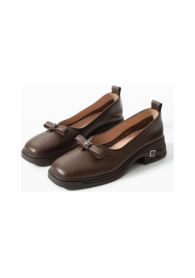 Dericia Shoes Storm Hakiki Deri Günlük Rahat Kadın Ayakkabı Kahverengi
