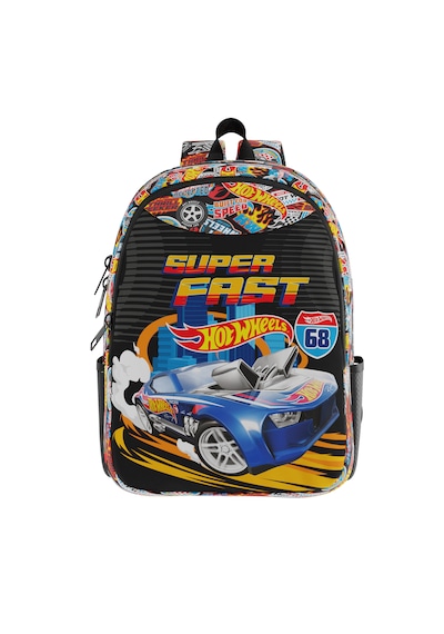 Hot Wheels Okul Çantası Kırmızı-siyah