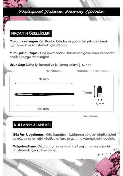 Kalem Fırça Pencil Brush 130