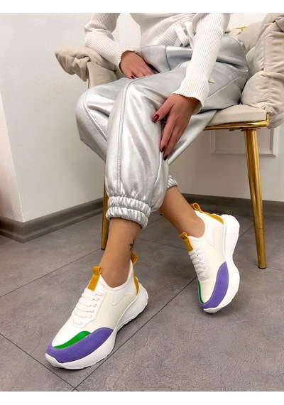 Erva'nın Butiği Beyaz Lila Triko Mines Kadın Bağcıklı Sneakers-5220 Beyazlila Triko Erva'nın Butiği Beyaz Lila Triko Mines Kadın Bağcıklı Sneakers-5220 Beyazlila Triko
