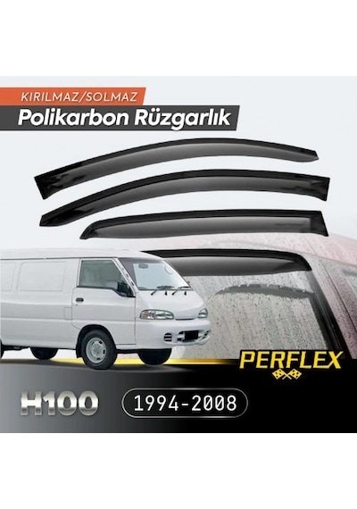 Mey İthalat Hyundai H100 Minibüs 1994-2008 Cam Rüzgarlığı V2 Düz
