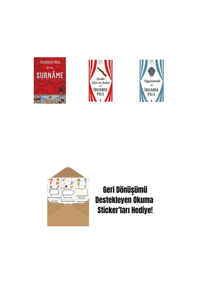 Surnâme - Bir Osmanlı Mâcerası + Darbe: Kan Ve Sultan Ciltli + Nizamülmülk Ciltli + Okuma Sticker'ları