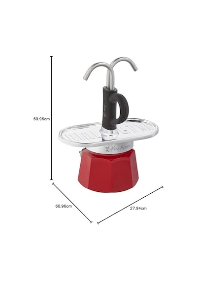 Mini Ocak Üstü Espresso Pişirici 2 Cups - Magrite Serisi