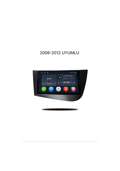 Snp Serisi Seat Leon 2006 - 2012 Uyumlu 6-128gb Hafıza Multimedya Sistemi Ve Geri Görüş Kamerası 9"