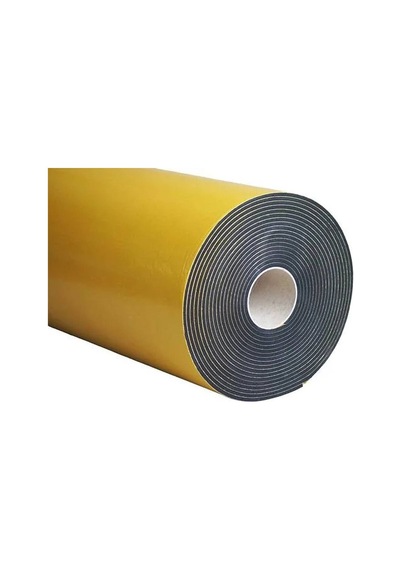 3mm Kauçuk Bant Yapışkanlı 30cm X 15 Metre Kendinden Yapışkanlı Ses Ve Isı Yalıtım Bandı