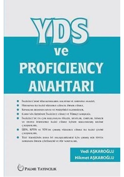Yds ve Profıcıency Anahtarı Palme