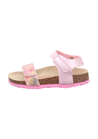 Nubebe Superfit Renkli Mantar Taban Sandalet Pembe Pembe