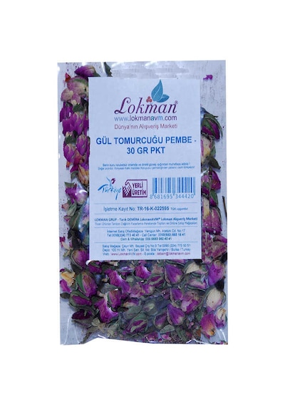 Gül Kurusu Gonca Gül Tomurcuk Doğal 30 Gr Paket