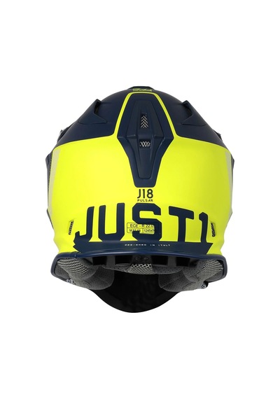 Just1 J18 +mıps Pulsar Kros Kask Sarı - Mavi