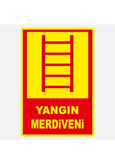 Ekstrafix Yf068 12x25 Fosforlu Yangın Merdiveni