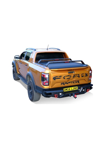 Omsa Isuzu D-max Dakar Kasa Üstü Ara Atkı 2 Parça Siyah 130-177cm 2012-2019 Arası
