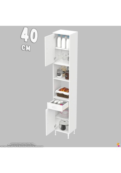 Modilayn Ece Fırın Bölmeli Kapaklı Çekmeceli Çok Amaçlı Dolap - Kahve Ve Mutfak Köşesi 40 Cm Beyaz Modilayn Ece Fırın Bölmeli Kapaklı Çekmeceli Çok Amaçlı Dolap - Kahve Ve Mutfak Köşesi 40 Cm Beyaz