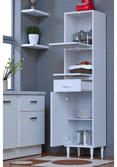 Eliusta Solaira 40 Cm Genişlik Kapaklı Mutfak Dolabı 3 Kapaklı, Çekmeceli Çok Amaçlı Mutfak/banyo Dolabı Beyaz Eliusta Solaira 40 Cm Genişlik Kapaklı Mutfak Dolabı 3 Kapaklı, Çekmeceli Çok Amaçlı Mutfak/banyo Dolabı Beyaz