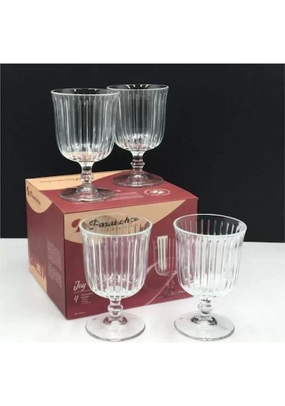 Paşabahçe 440330 Joy Cam Kadeh 255cc 4 Lü