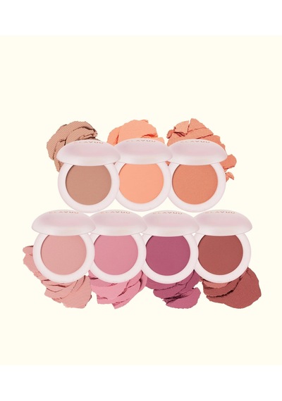 Klavuu Urban Pearlsation Natural Powder Blusher 6 Twilight Plum - İnci Tozu İçeren Allık