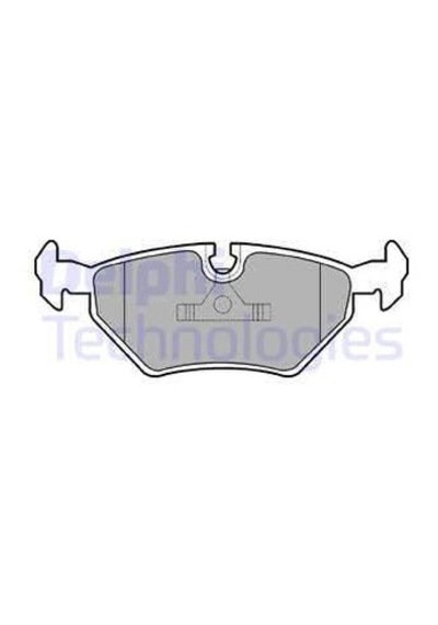 DELPHI LP555 Fren Balatası Arka Bmw 3 E30 E36 87-98 Bmw 5 E34 82-97 Bmw 7 E32 Bmw 7 E32 86-94 Bmw Z3 E36 95-05