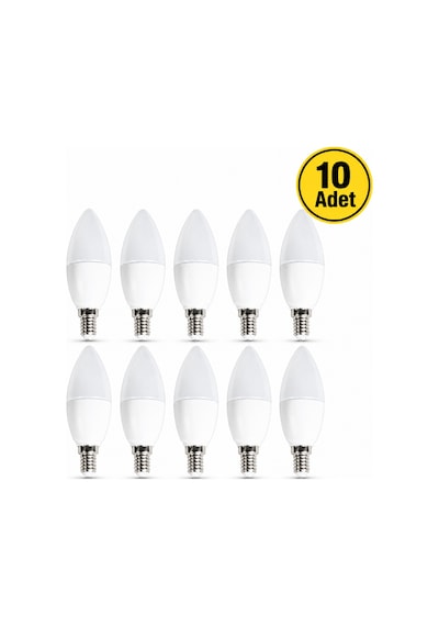 Cata 7w Ledli Buji Ampul E14 Duylu 3200k Gün Işığı Ct-4079 10 Adet