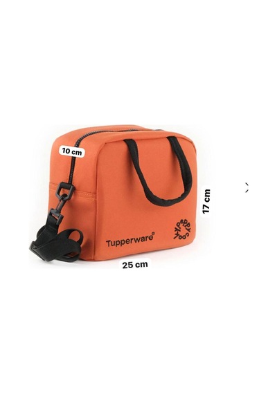 X Peppycooky Çanta 10x25x17 Cm Kamp Piknik Beslenme Çanta Turuncu