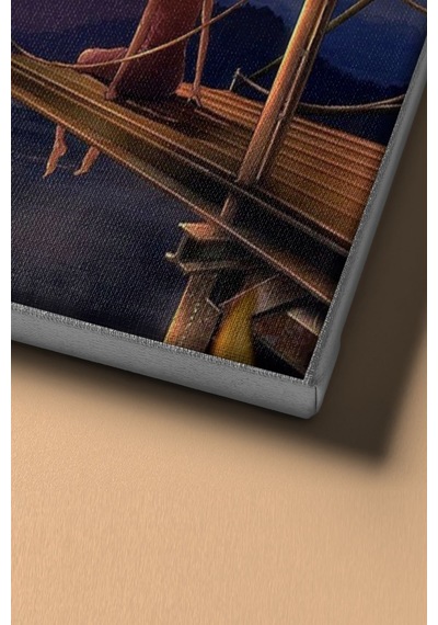 Webstyle Sayılarla Boyama Seti Kasnaklı Işıklı Manzara 40 X 50 Cm