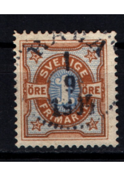 İsveç 1892 Sayısal Pullar 1öre Ws2235