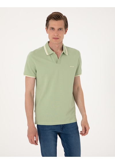 Pierre Cardin Erkek Açık Haki Tişört 50302625-vr183 Açık Haki