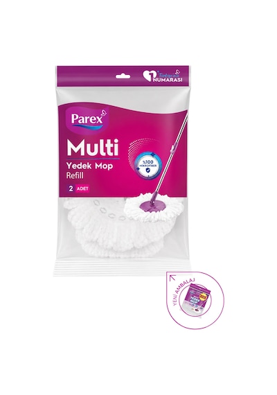 Yuvarlak Multi Yedek Mop 2 Li Fırsat Paketi