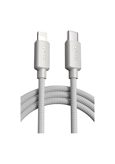 Simex 11 12 13 14 Pro Max Serisi Type-c To Lightning Hızlı Şarj Kablosu, Apple iPhone Uyumlu Şarj Kablosu, Gri, 1 Metre