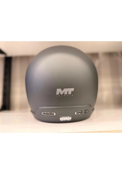 Kask Mt Jarama Sv Mat Siyah Cafe Racer Mat Siyah