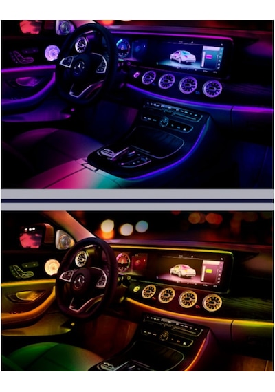 Mercedes E Seris 2016-2017 W213 3 Renk Ön Havalandırma Menfez Set (479574808)