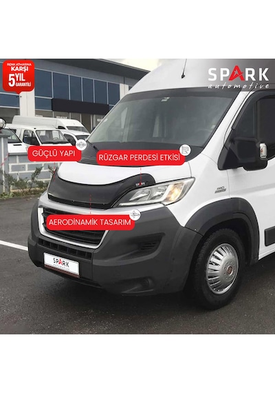 Fiat Ducato 2014- Yılı Ve Sonrası Uyumlu Kaput Rüzgarlığı 4mm
