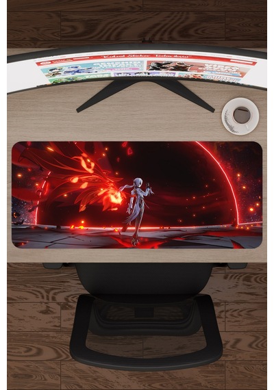 Arlecchino Genshin Impact Anime Gacha V4 - 70x30 Xl Gaming Mouse Pad Fare Altlığı