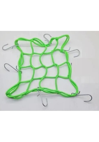 Tex 2010 Ahtapot Motosiklet Kancalı Kask Filesi Evrensel Kask Filesi Plastik Kancalı 40 X 40 Cm Yeşil