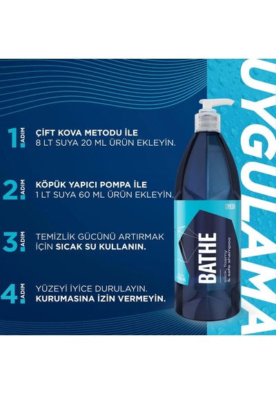 Gyeon Q²m Bathe Ph Nötr Cilalı Oto Şampuanı 500 Ml
