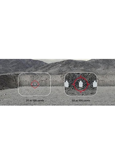 558 G-43 Taktikal Profesyonel Reddot Ve Yakınlaştırıcı Magnifier Siyah