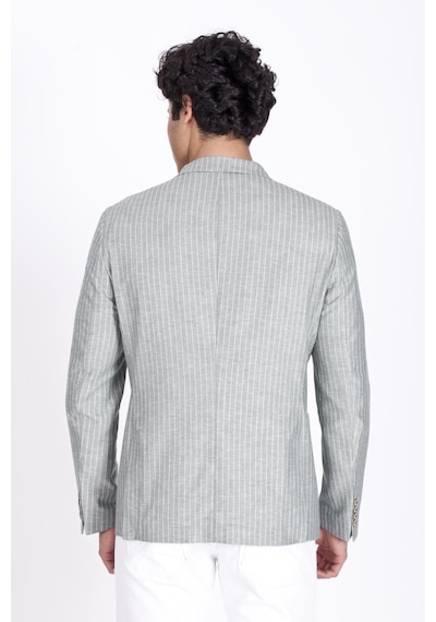 Ncs Jeans Erkek Casual Slim Fit Dar Kesim Mono Yaka Blazer Ceket 4865-Haki